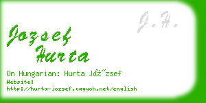 jozsef hurta business card